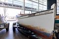 Boats indoors in the Viaduct Events Centre 2024 Auckland Wooden Boats Festival  © Suellen Hurling / Live Sail Die
