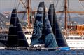 TP52s at the start line &copy; Bow Caddy Media