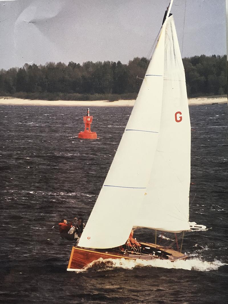 Getting the 8 metre centreboarder wound up photo copyright Hinnerk Bodendieck taken at  and featuring the Classic Yachts class