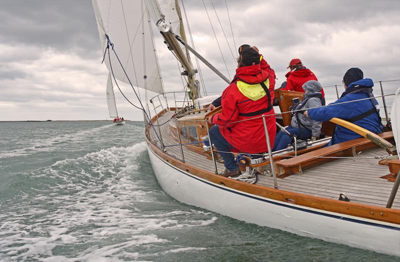 Classic Sail team and Morgan Giles family photo copyright Dan Houston taken at  and featuring the Classic Yachts class