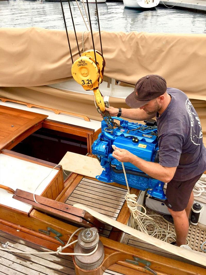 Josephine photo copyright Nanni Diesel Australia taken at  and featuring the Classic Yachts class