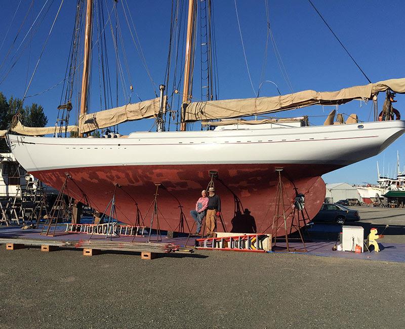 Alcyone photo copyright woodenboat.org taken at  and featuring the Classic Yachts class