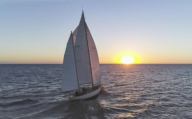 Off on more adventures for Recluta photo copyright Juan Rojas taken at  and featuring the Classic Yachts class