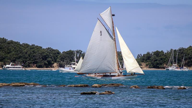 Rawhiti - A2 - Mahurangi Regatta - January 29, 2022 photo copyright Richard Gladwell - Sail-World.com/nz taken at  and featuring the Classic Yachts class