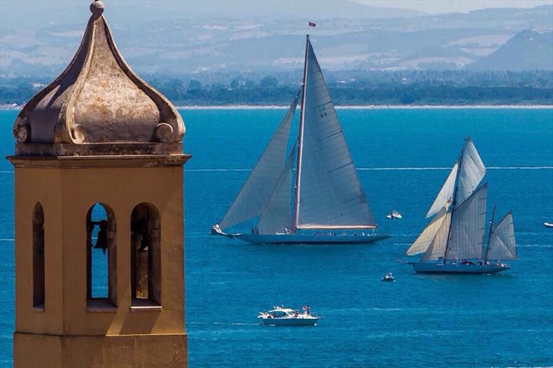 Argentario Sailing Week The Grandes Dames photo copyright Taccola Lanfrancotti taken at Yacht Club Santo Stefano and featuring the Classic Yachts class