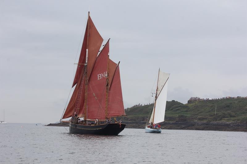 The 1895 Pilgrim of Brixham BM45 sailing in the 2023 Parade of Sail and Power - photo © David Barnicoat