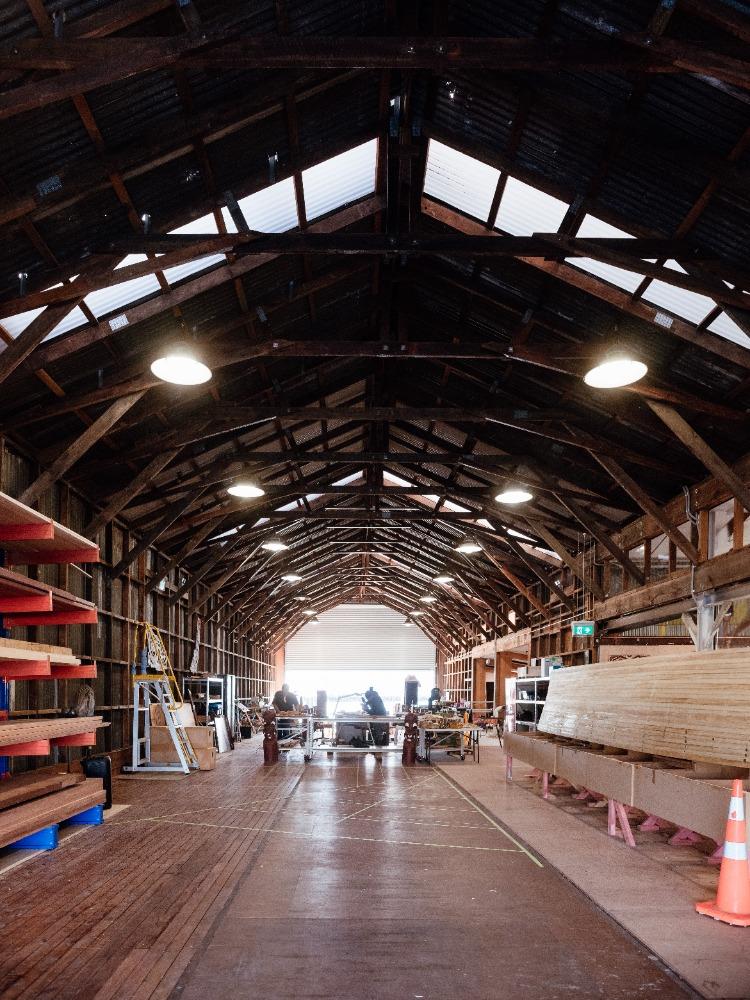The restored Percy Vos shed will be and integral part of the Wooden Boat Show photo copyright New Zealand Maritime Museum  taken at Royal New Zealand Yacht Squadron and featuring the Classic Yachts class