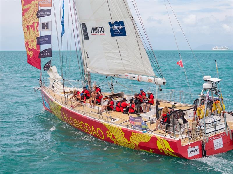 Yacht Quingdao in the Parade of Sails - photo © Coral Sea Marina Resort