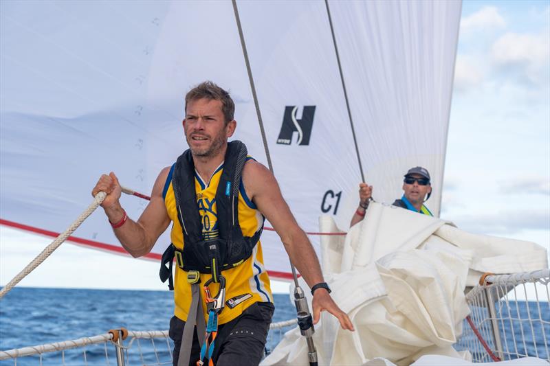 Kevin Lynch turns 43 twice as he crossed the International Date Line whilst competing in the Clipper Round the World Yacht Race - photo © Clipper Ventures