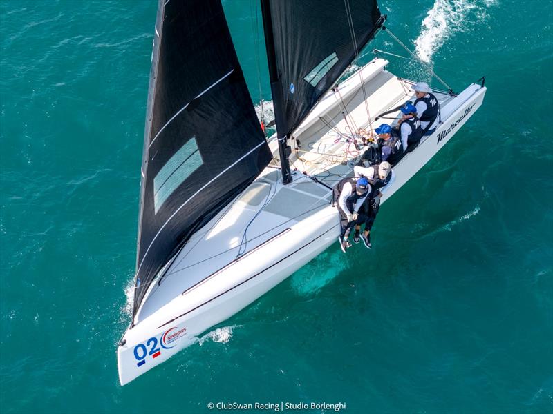 Swan Lake Garda Challenge 2025 photo copyright ClubSwan Racing / Studio Borlenghi taken at Fraglia Vela Riva and featuring the ClubSwan 28 class