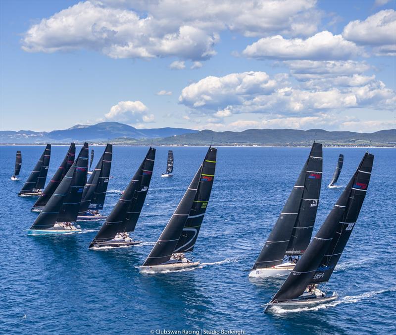 Swan Bonifacio Challenge photo copyright Francesco Ferri taken at Yacht Club de Bonifacio and featuring the ClubSwan 50 class