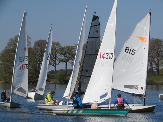 3rd place Dave Turtle (Comet 815) during the Border Counties Midweek Sailing Series at Nantwich photo copyright Brian Herring taken at Nantwich & Border Counties Sailing Club and featuring the Comet class