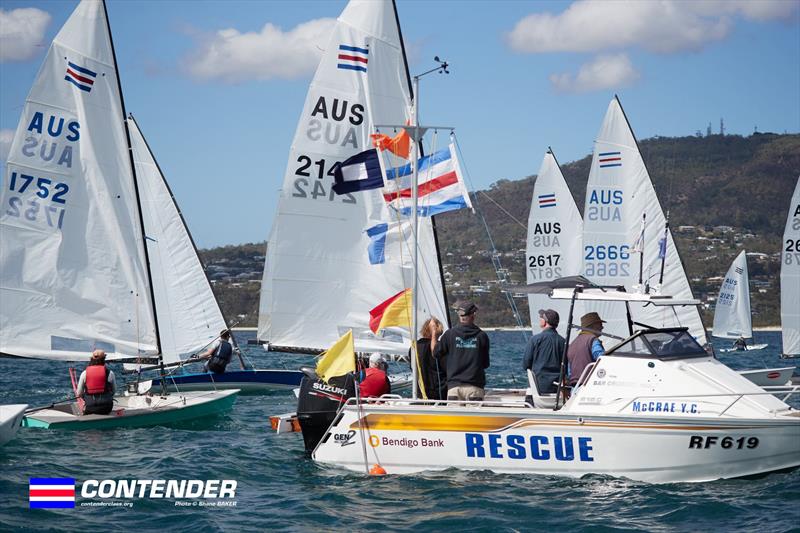 2025 Victorian Contender Class Championship day 2 photo copyright Shane Baker taken at McCrae Yacht Club and featuring the Contender class