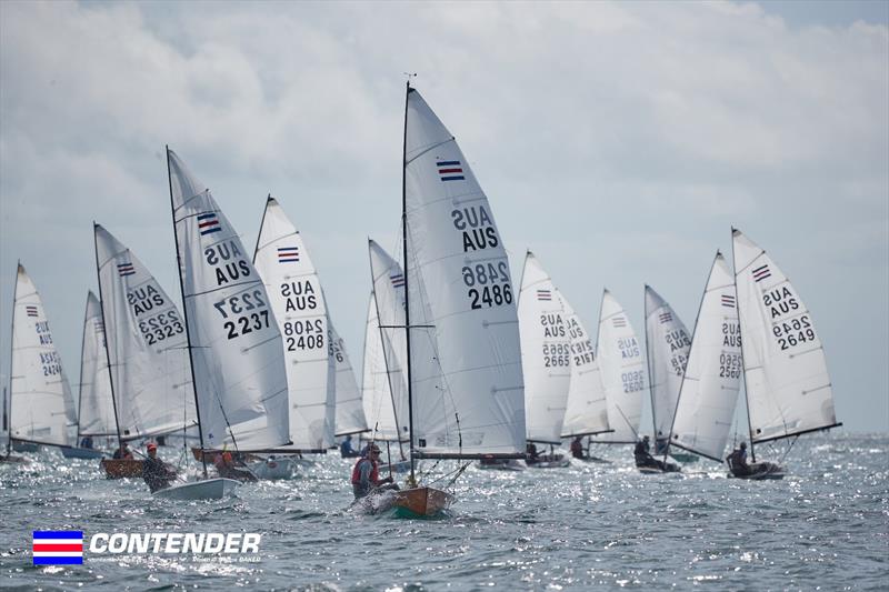 2025 Victorian Contender Class Championship day 2 photo copyright Shane Baker taken at McCrae Yacht Club and featuring the Contender class