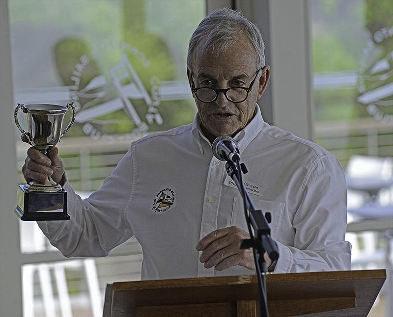 Andrew Plympton was Commodore when the Sorrento Sailing Couta Boat Club won Australian Sailing's Club of the Year photo copyright Matt Mackay taken at Sorrento Sailing Couta Boat Club and featuring the Couta Boat class