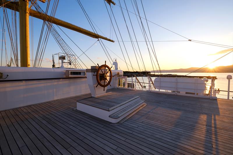 The world's largest square-rigged sailing vessel, Golden Horizon photo copyright Tradewind Voyages taken at  and featuring the  class