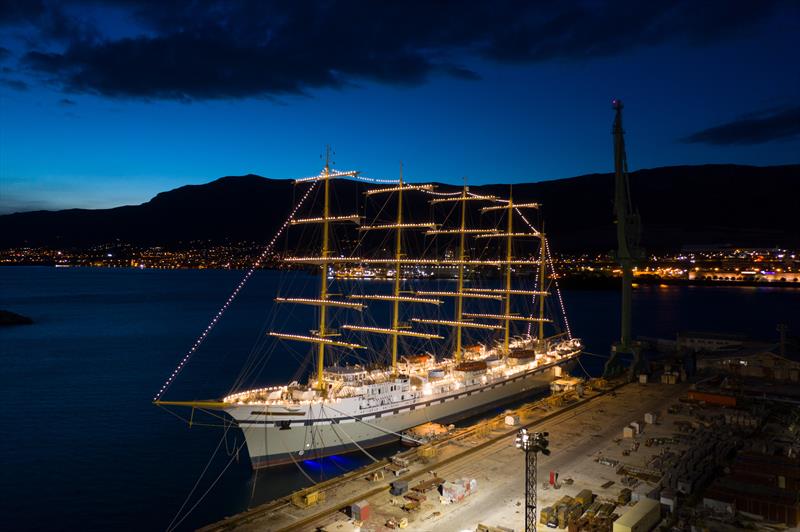The Golden Horizon at night photo copyright Tradewind Voyages taken at  and featuring the  class