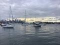 In Sydney Harbour waiting for the fireworks