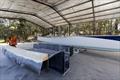 Centella, ex-Pegasus (and others) to become an express 56-foot cruiser - just drop her in, glue it up, and you're away..