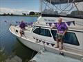 Shaggers Gladys and Ric Smith have organised a Jacaranda Flotilla to be part of the annual Jacaranda Festival at Grafton © Stuart Walsh