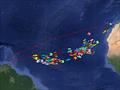 350 ARC boats crossing the Atlantic