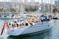 Swan 90 Berenice Cube departing Las Palmas Marina
