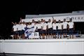 Marco Rodolfi and the Berenice Cube crew celebrate line honours in ARC 2023