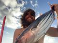 Dan's catch – a Skipjack tuna off the coast of Fiji, time for fresh sashimi