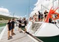 Perfect viewing platform on the SV Summer Jo at Airlie Beach Race Week