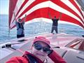 Perfect spinnaker day off the coast of Portugal. Passage: Lagos & Portimao to Tavilla, Portugal © Kim Lawler