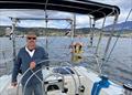 Tristan Gourlay in Hobart just ahead of taking Blue Moon II for the solos and unassisted circumnavigation