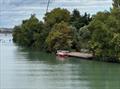 Red Roo at the only free mooring in Lyon