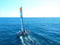 Chris Bertish testing his craft in preparation for TransCat Expedition 2026