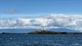 Cutting through the Winchelsea and Ballenas islands to keep clear of area Whisky Golf (torpedo testing range)