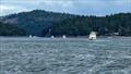 Dodd Narrows, L to R True Grit, Evenstar (Fleming), Kali, and Impulse
