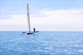 Chris Bertish on his craft during testing for TransCat Expedition 2026