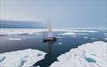 Alegría Marineros enters the Arctic ice after sailing 9,000 nm non-stop from Chile