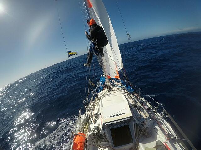 Szymon Kuczynski sailing around the world on the yacht Atlantic Puffin - photo © Szymon Kuczynski