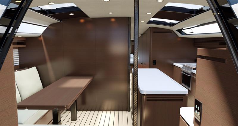 German Frers 57 - Conversion to cabin with en-suite - photo © Kit Carlier