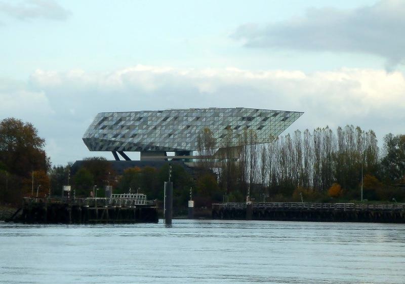 New Port Building. Glitters like a diamond. Antwerp was a big diamond center. - photo © SV Taipan