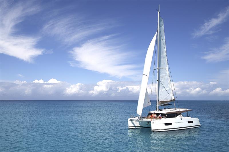 The Fountaine Pajot Lucia 40 is just one of the boats on display by Multihull Solutions at the inaugural Phuket Rendezvous photo copyright Kate Elkington taken at  and featuring the Cruising Yacht class