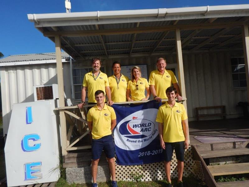 World ARC 2018 - Yellow Shirts - photo © World Cruising