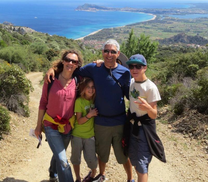 Bill Eisenhauer and Gabriela Hirt with their kids - photo © Bluewater Cruising Association