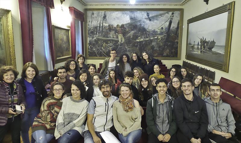 The amazing room with the portraits in La Laguna - photo © Mission Ocean