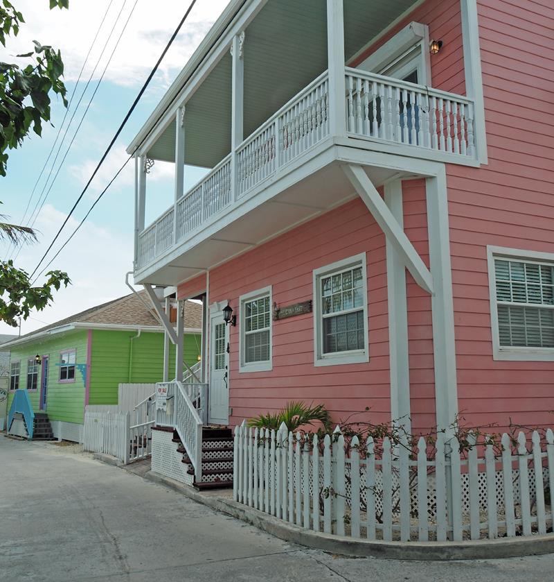 New Plymouth Town, Green Turtle Cay photo copyright SV Crystal Blues taken at  and featuring the Cruising Yacht class