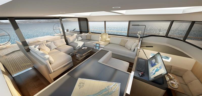 Saloon – Yx7 Explorer - photo © Michael Schmidt Yachtbau