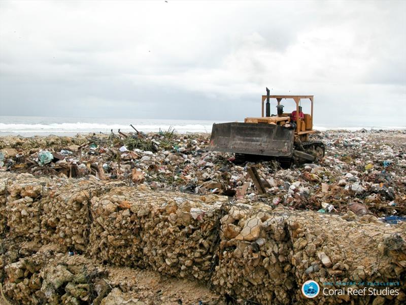 Mismanaged plastic dump on the coast photo copyright ARC CoE for Coral Reef Studies / Bette Willis taken at  and featuring the Cruising Yacht class