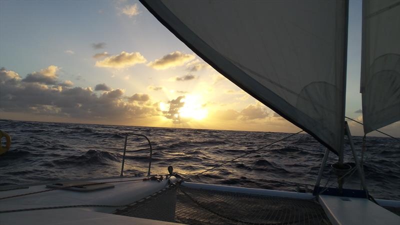 Sunset at sea - photo © Mission Ocean