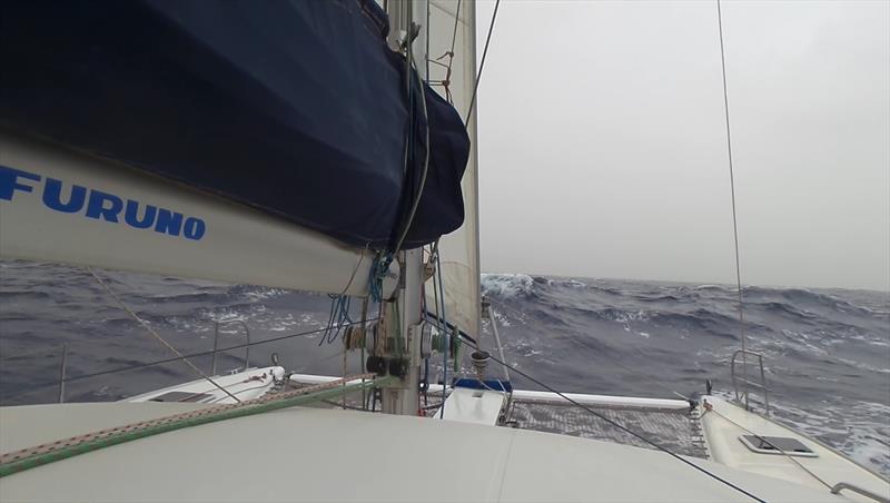 One of the greyer days during the crossing - photo © Mission Ocean