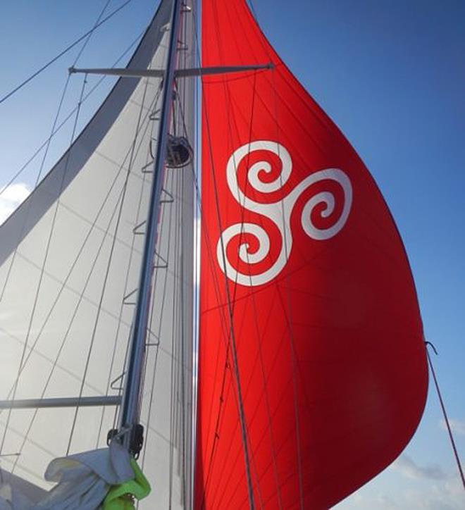 Flying the twins using one pole photo copyright Bill Norrie taken at  and featuring the Cruising Yacht class